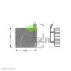 KAGER 94-5663 Evaporator, air conditioning